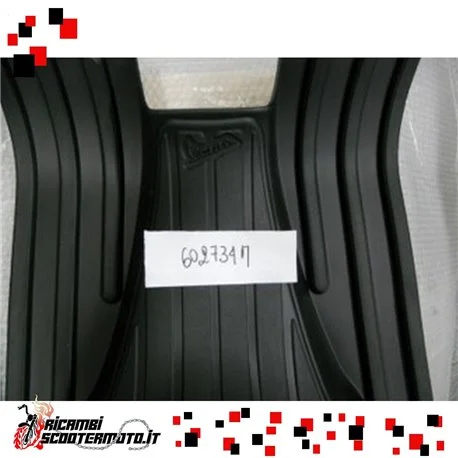 Tappetino In Gomma Pedana Piaggio Vespa Gts 300 2008-2020 Ultimissimo Modello