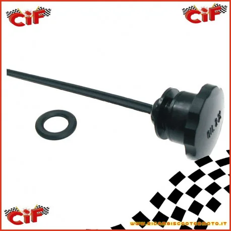 Offerta Limitata Tappo Serbatoio Benzina Piaggio Ciao Px Nero Con Asta E Guarnizione