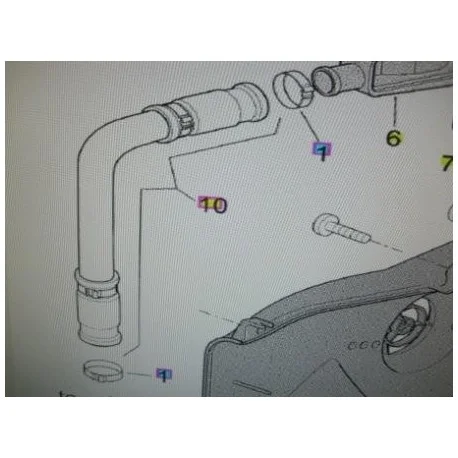 Tubo Aria Secondaria Originale Piaggio Aprilia Derbi Gilera Promo Stagionale