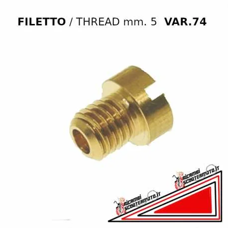 Getto variatore 74 tipo piccolofiletto mm 5 per carburatori Economico