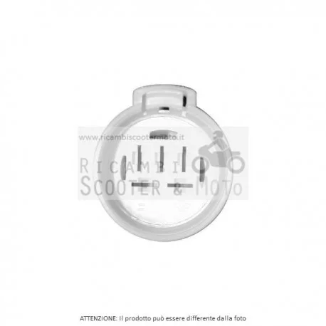Occasione Connettore Dze Universale 9518 Rotondo Femmina Asola 5 Faston Maschi Medi