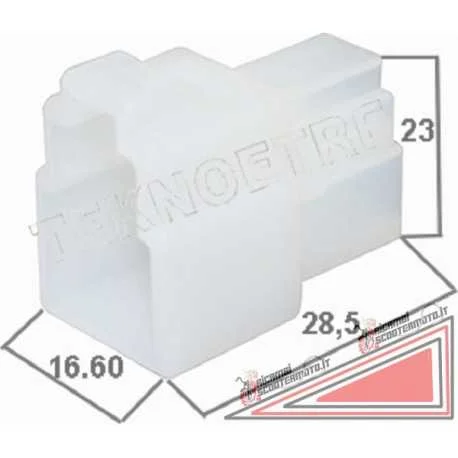 Connettore femmina con 3 terminali Sconto