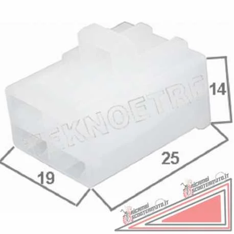 Spedizione Espresso Connettore maschio con 4 terminali