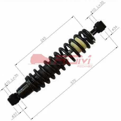 Ammortizzatore posteriore LIGIER NOVA JS20 Economico
