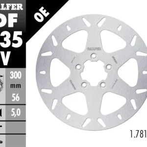 A Buon Prezzo Galfer Disco Freno Antreriore ROUND FIXED 300x5mm per HARLEY DAVIDSON FXDB DYNA STREET BOBModelli: 2014 DF835V