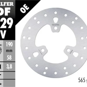 A Buon Prezzo Galfer Disco Freno Antreriore ROUND FIXED 190X3.8MM per APRILIA SR 125Modelli: 1998 DF629V