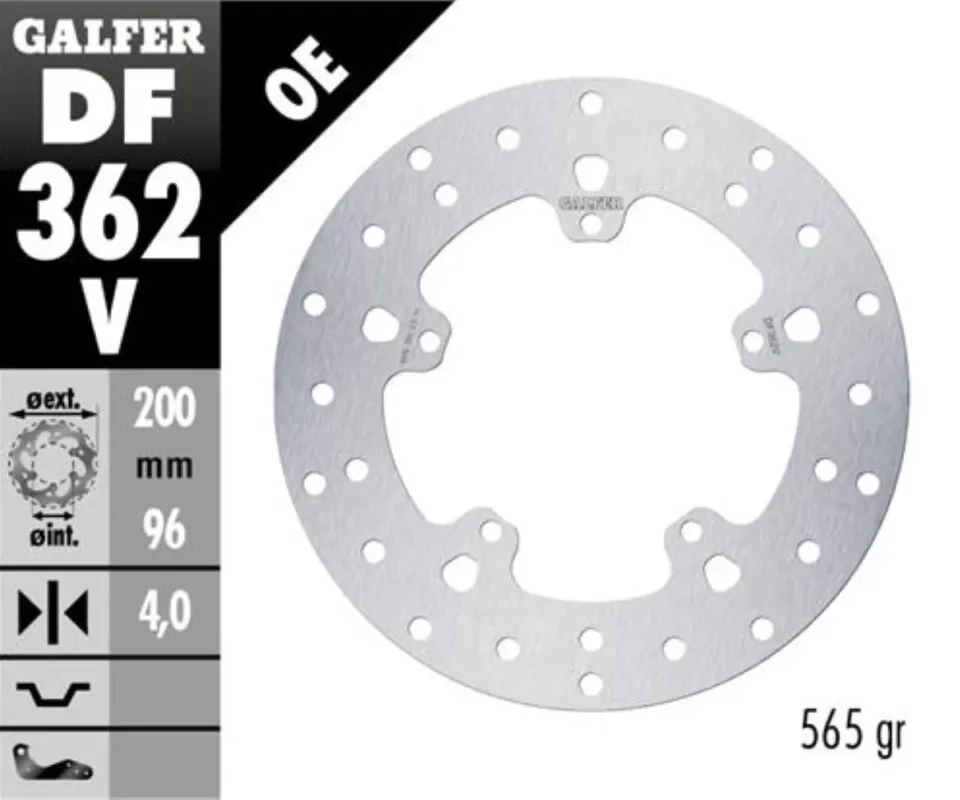 Galfer Disco Freno Antreriore ROUND FIXED 200X4MM per LML STAR GT 4TModelli: 2010 DF362V Sconto