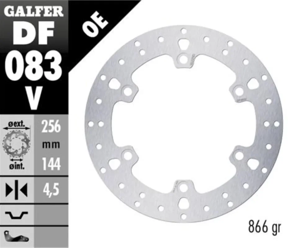 Galfer Disco Freno Antreriore ROUND FIXED 256X4.5MM per HONDA NX 4 FALCONModelli: 2003 DF083V Scelto Dai Clienti