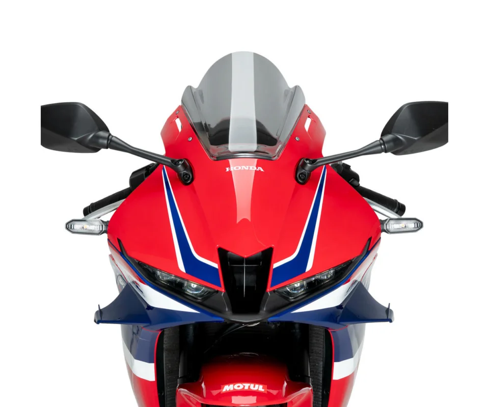 Spedito Oggi Cupolino Parabrezza Racing Plexiglass JD9 Fumè Chiaro per HONDA CBR 600 RRModelli dal 2024 al 2026 JD9-25-F