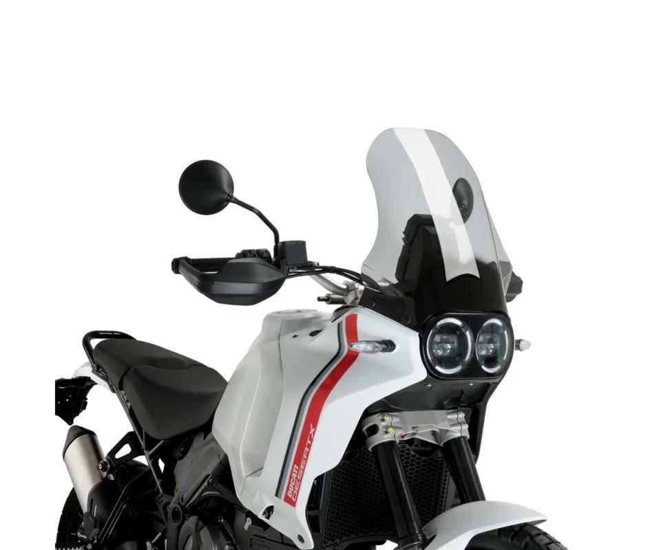 Cupolino Parabrezza Touring Plexiglass JD9 TOURING Fumè Chiaro per DUCATI DESERT XModelli dal 2022 al 2026 JD9-23-F Vendita Finale