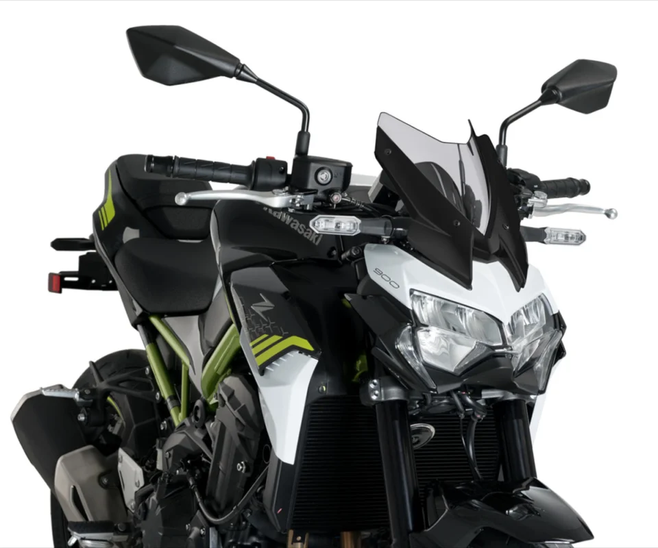 Scelto Dai Clienti Cupolino Parabrezza Sport Plexiglass JD9 SPORT Fumè Chiaro per Kawasaki Z 900Modelli dal 2020 al 2026 JD9-20-F