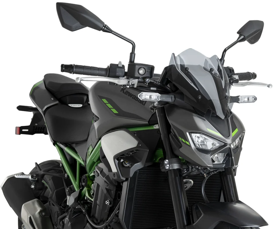 Cupolino Parabrezza Sport Plexiglass JD9 SPORT Fumè Chiaroper Kawasaki Z 900Modelli dal 2025 al 2026 JD9-19-F Must-Have