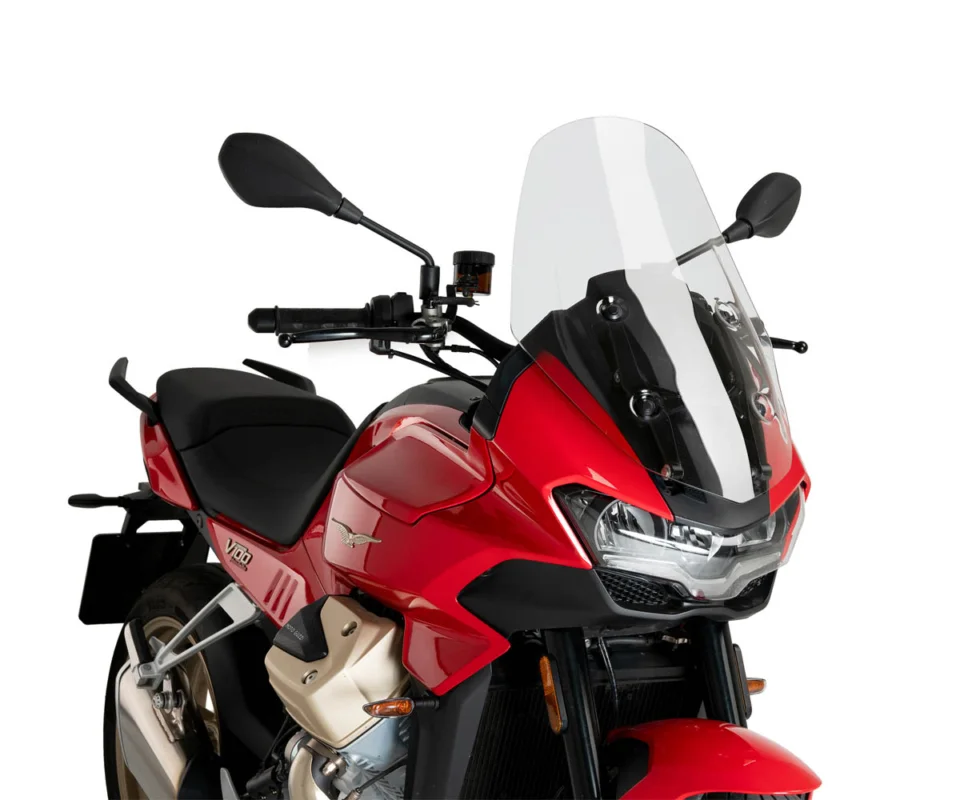 Cupolino Parabrezza Plexiglass JD9 TOURING Trasparente MOTO GUZZI V 100 MANDELLOModelli dal 2023 al 2026 JD9-36-T Quantità Limitata