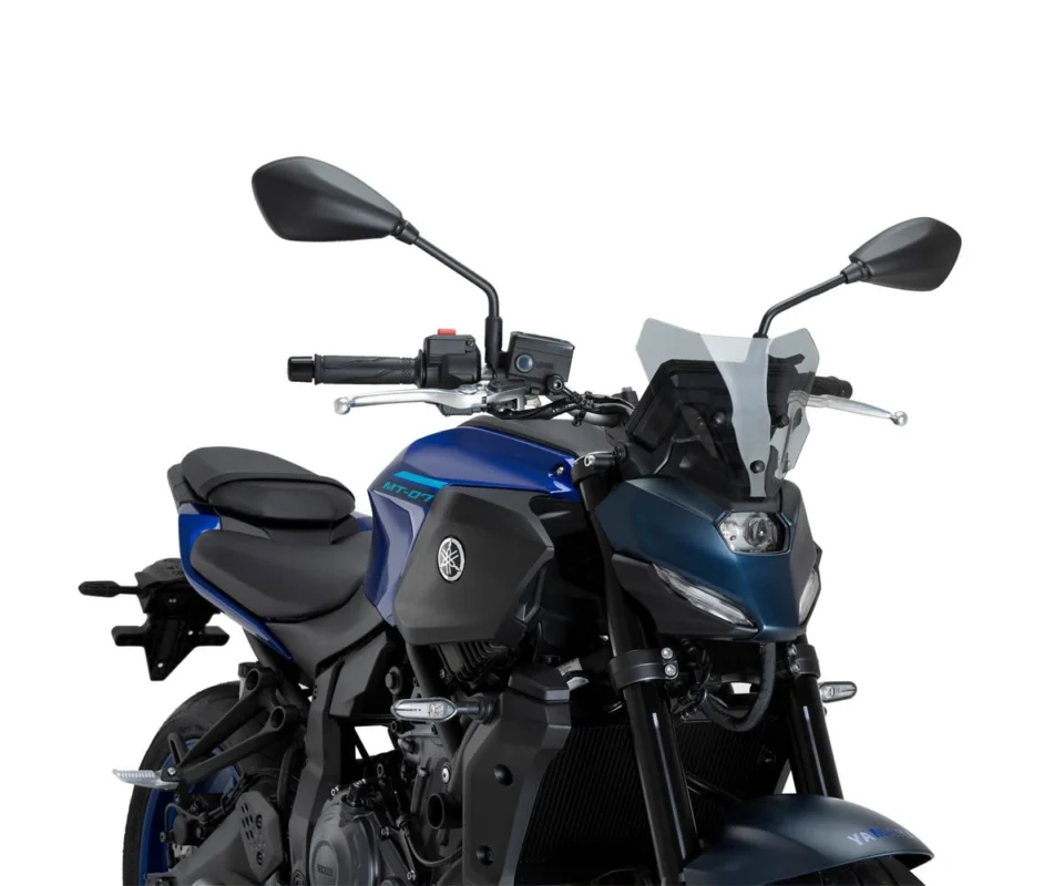 Cupolino Parabrezza Plexiglass JD9 New Generation Sport Fume Chiaro YAMAHA MT-07Modelli dal 2025 al 2026 JD9-43-F Offerta Lampo