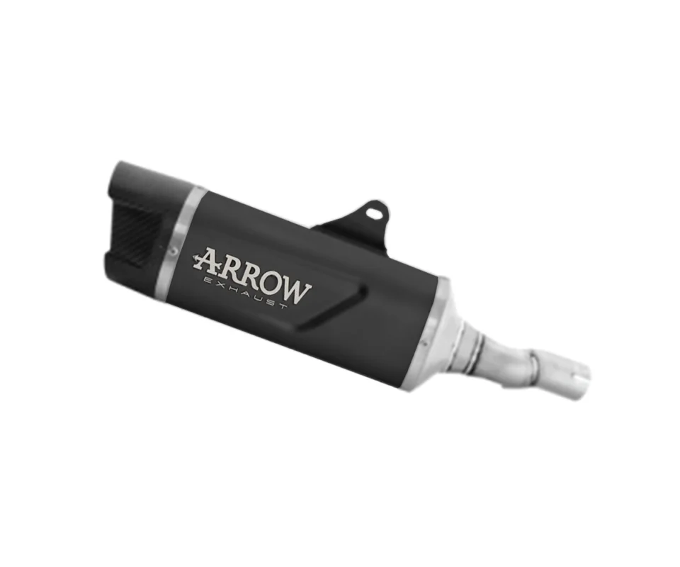 Acquista Ora Terminale di Scarico Arrow Indy Race EVO Short Version Alluminio Dark per HONDA FORZA 750Modelli dal 2025 al 2026 73523AKNC