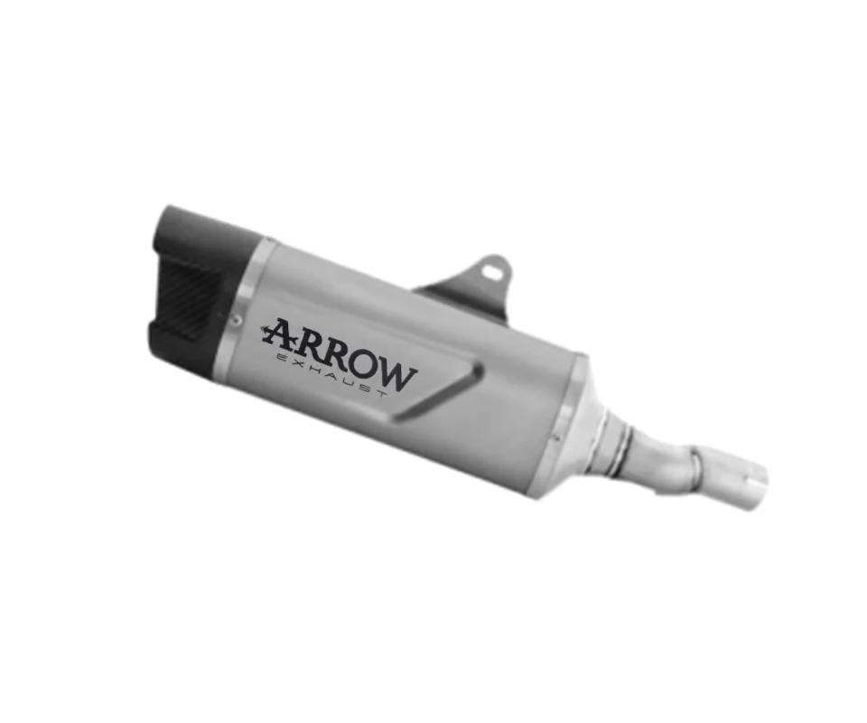 Terminale di Scarico Arrow Indy Race EVO Short Version Titanio per HONDA FORZA 750Modelli dal 2025 al 2026. 73523PKC Popolare