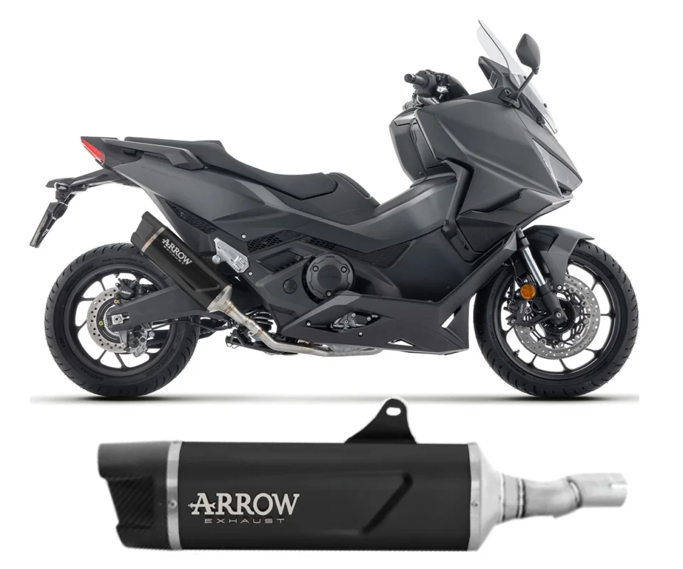 Terminale di Scarico Arrow Indy Race EVO Long Version Alluminio Dark per HONDA FORZA 750Modelli dal 2025 al 2026 73523AKN Miglior Prezzo