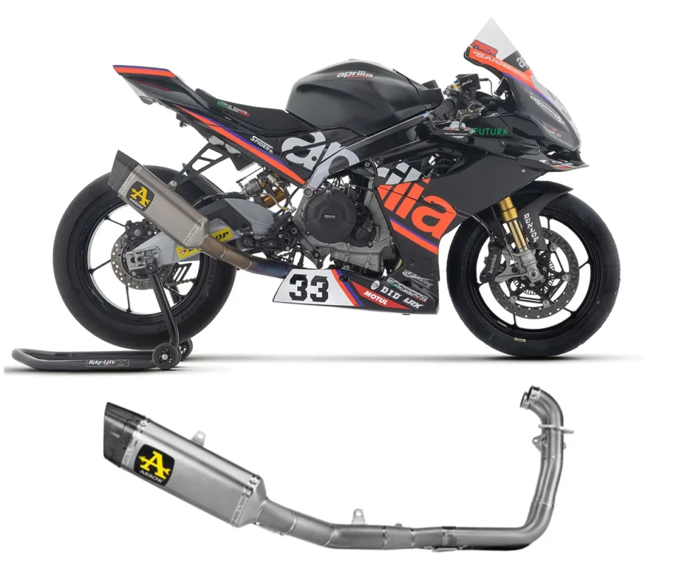 Prezzo Scontato Scarico Completo Arrow COMPETITION SPORT-BIKE Full Titanio per APRILIA RS 660Modelli dal 2025 al 2026 71255PTZ