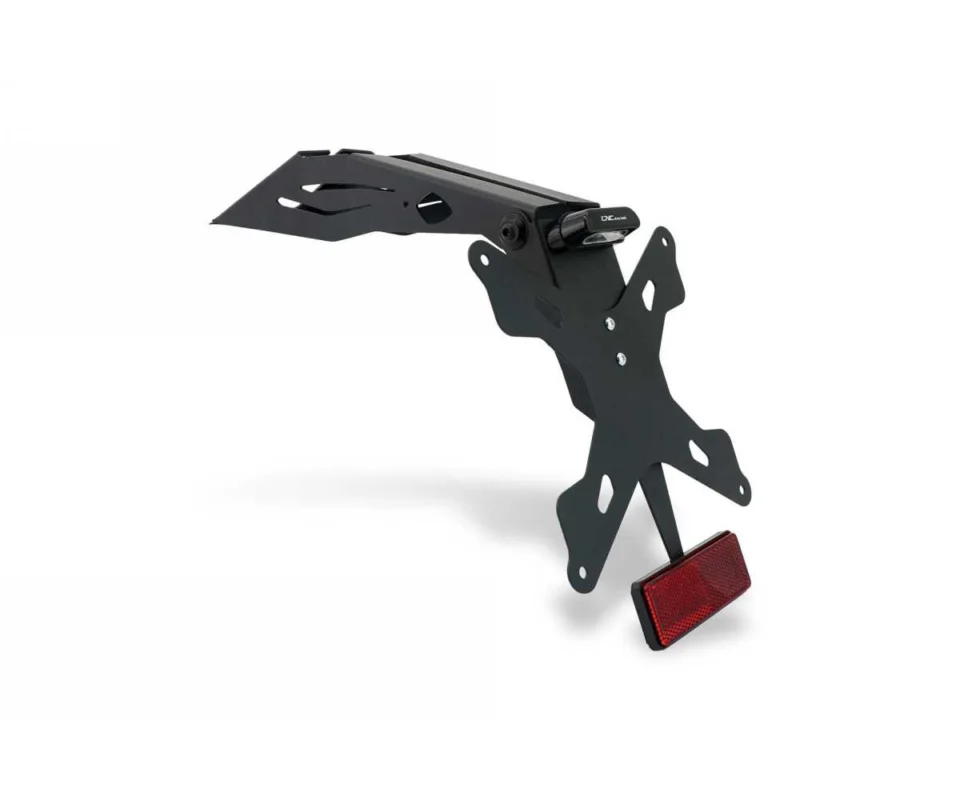 Professionale Porta Targa Regolabile Cnc Racing Nero Ducati Monster 937Modelli dal 2021 al 2022 PT156B