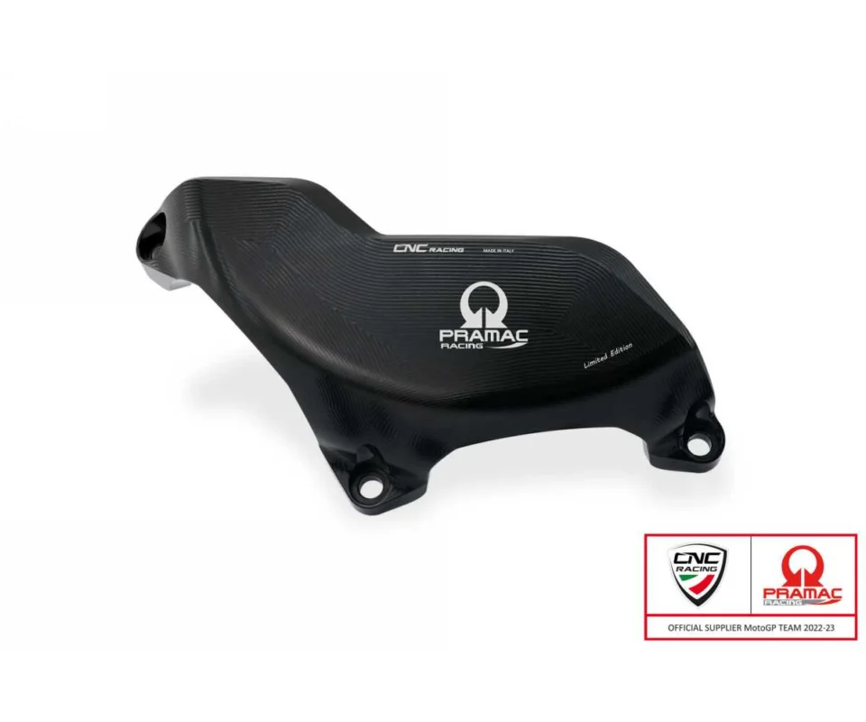 Protezione Carter Frizione Pramac Racing Limited Edition Cnc Racing Nero Ducati Streetfighter V2Modelli dal 2022 al 2026 PR322BPR Offerta Lampo