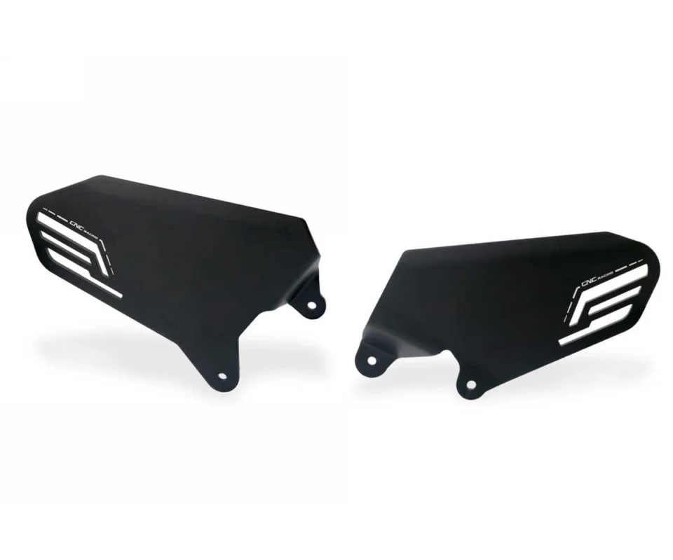 Kit Paratacchi Pedane Cnc Racing Nero Ducati Multistrada V4 SModelli dal 2021 al 2022 PES05B Solo Oggi