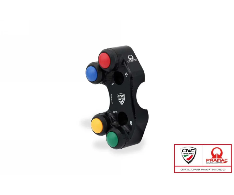 Pulsantiera Sinistra Race Pramac Racing Limited Edition Cnc Racing Nero Ducati Superbike 955 Panigale V2Modelli dal 2020 al 2026 SWD22BPR Occasione