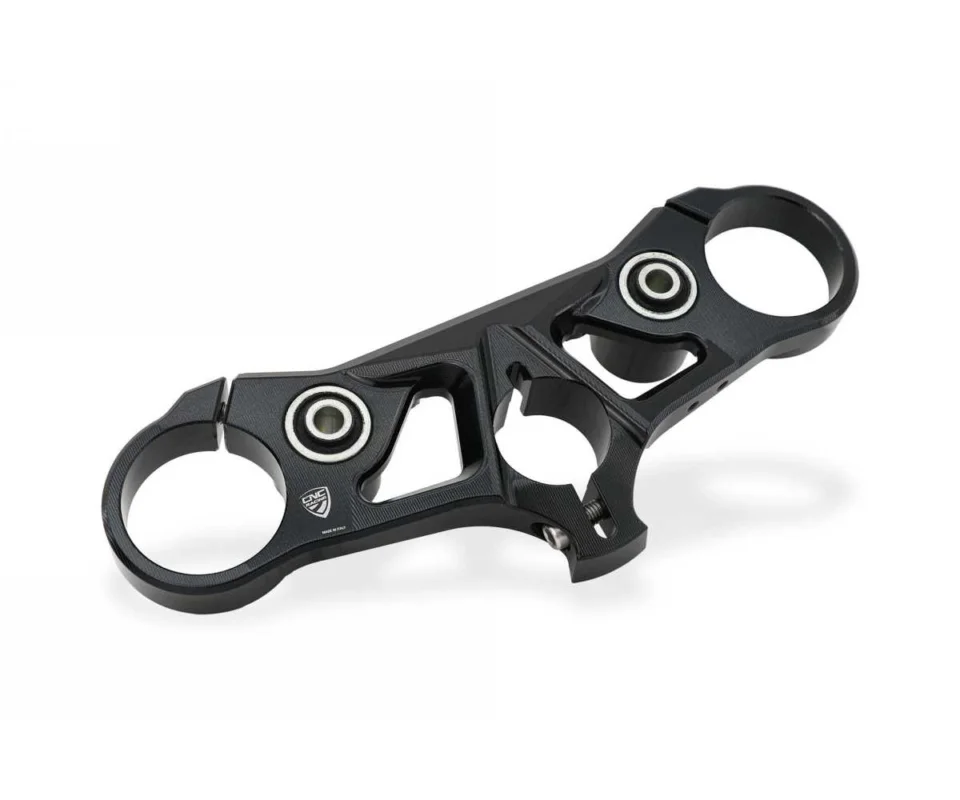 Piastre Di Sterzo Superiore Cnc Racing Nero Ducati Streetfighter V4Modelli dal 2020 al 2026 PST18B Prezzo Di Fabbrica