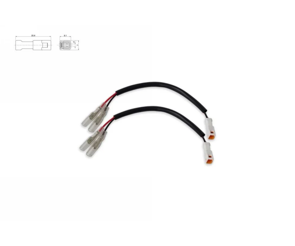 Offerta Lampo Kit Cablaggio Frecce Cnc Racing Nero Ducati Multistrada V4Modelli dal 2021 al 2022 CB006B