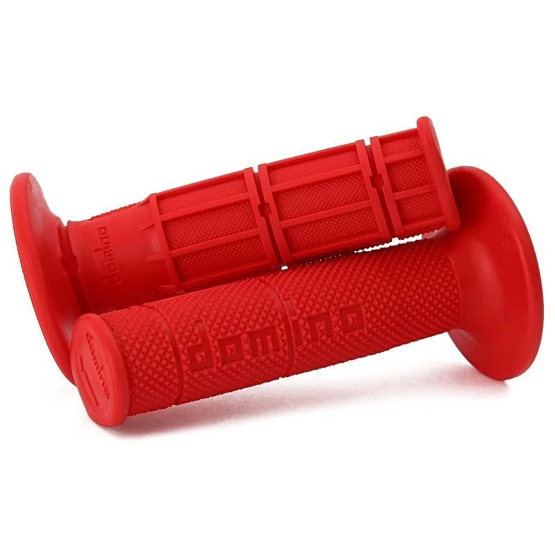 Offerta Limitata Manopole Domino Cross Enduro Diametro 20-24 Rosso