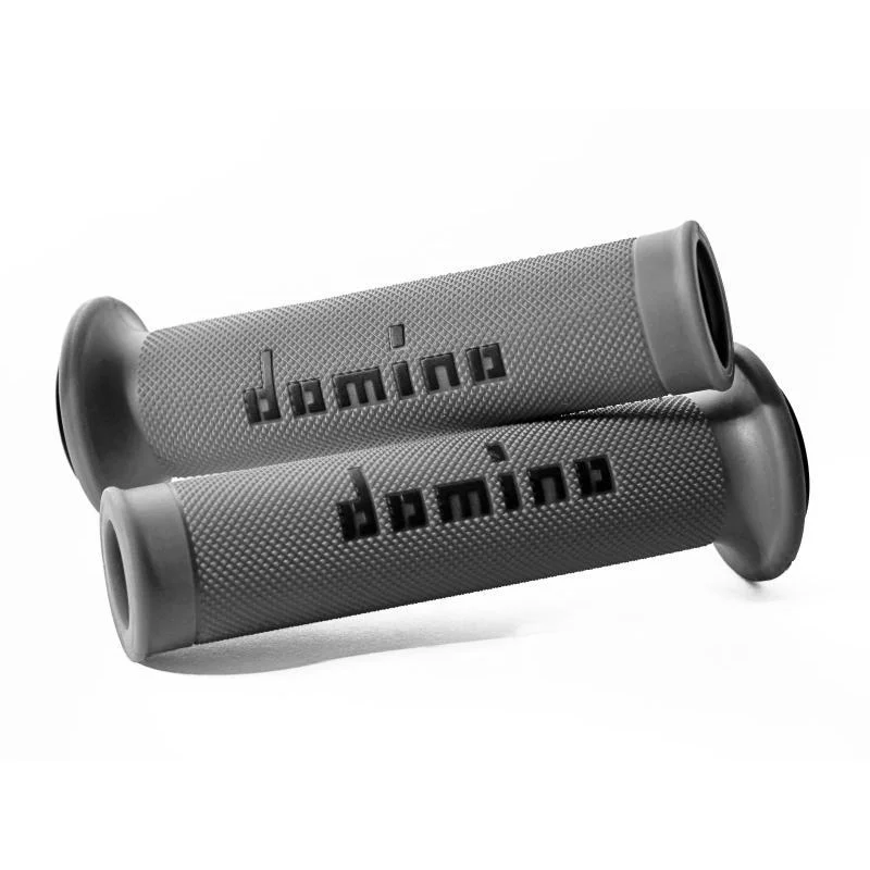 Prezzo Di Fabbrica Manopole Domino Strada Racing Diametro 20-26 Grigio Nero