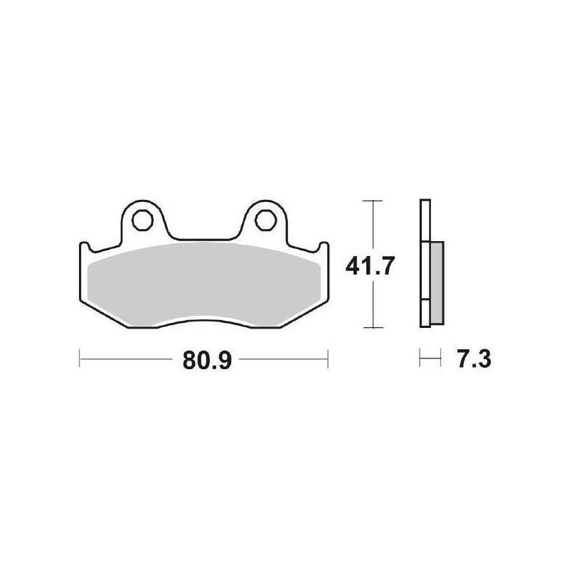Super Prezzo Pastiglie Freno SBS 104 HF Ceramica Anteriori-Posteriori