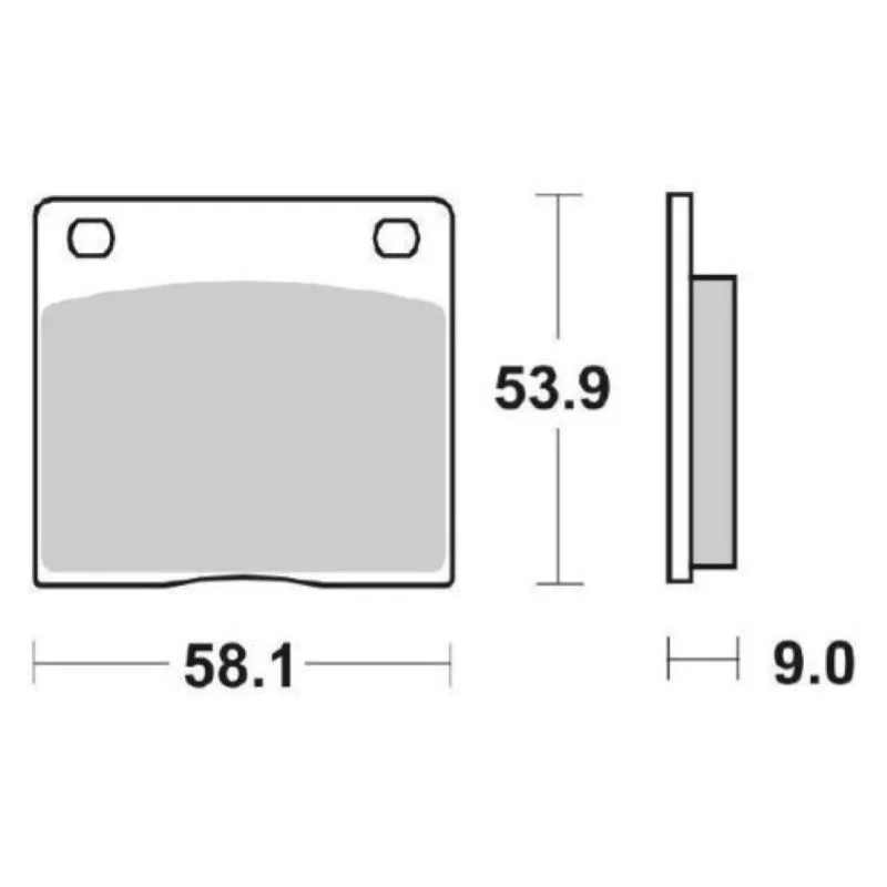 Prezzo Basso Pastiglie Freno SBS 106 HF Ceramica Anteriori-Posteriori