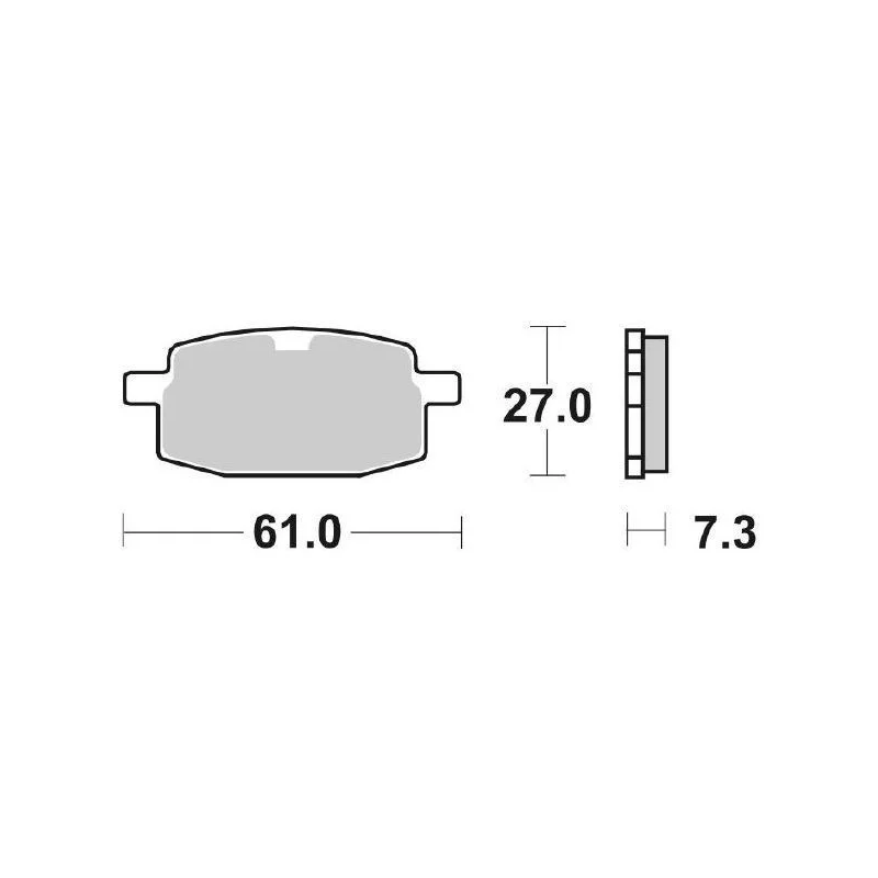 Pastiglie Freno SBS 111 HF Ceramica Anteriori-Posteriori Prezzo Basso