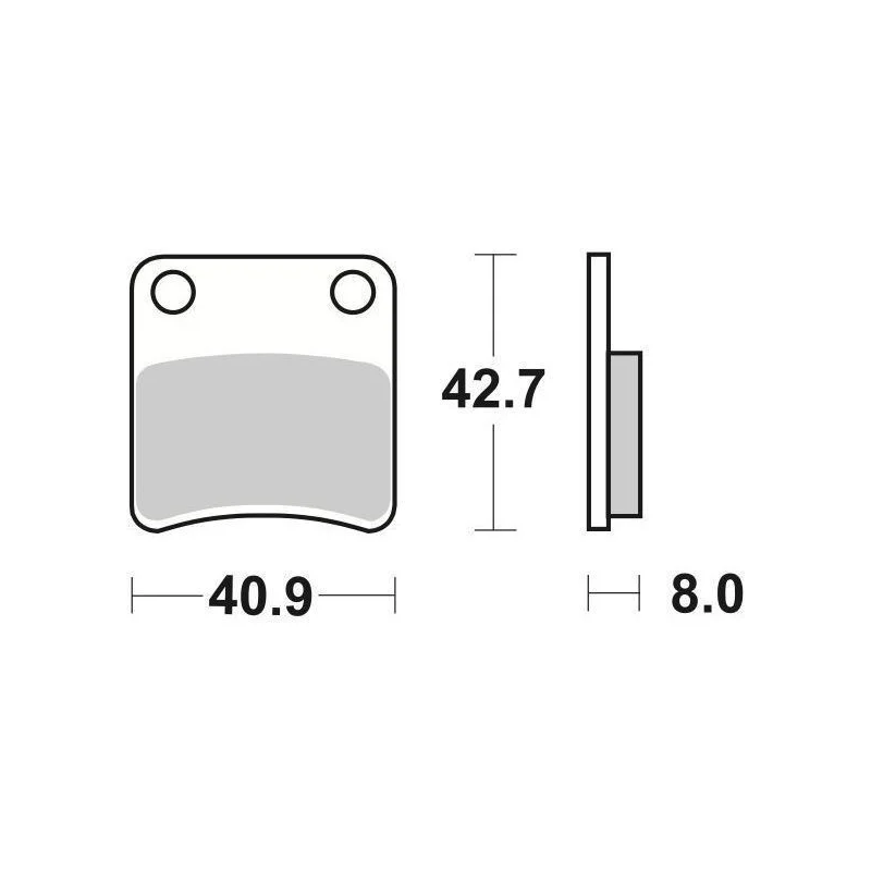 Pastiglie Freno SBS 115 HF Ceramica Anteriori-Posteriori Subito Disponibile