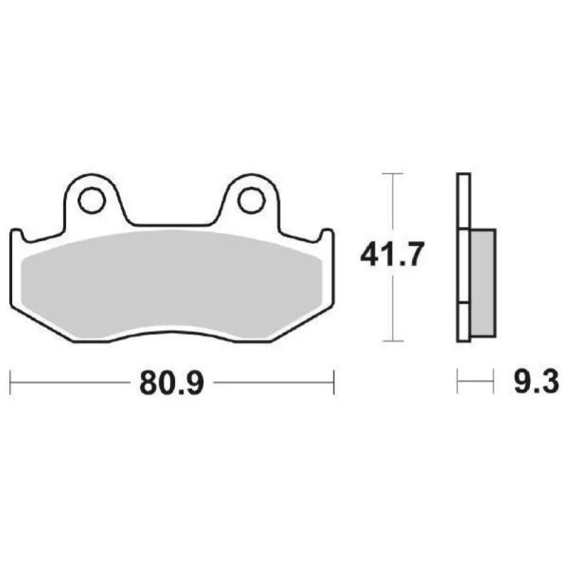 Pastiglie Freno SBS 125 HF Ceramica Anteriori-Posteriori Saldi