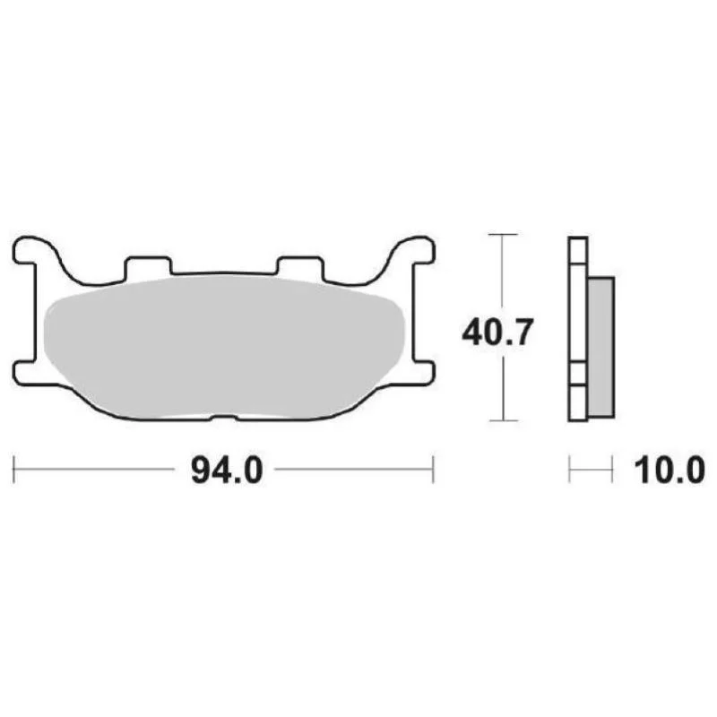 Pastiglie Freno SBS 128 HF Ceramica Anteriori-Posteriori Prezzo Conveniente