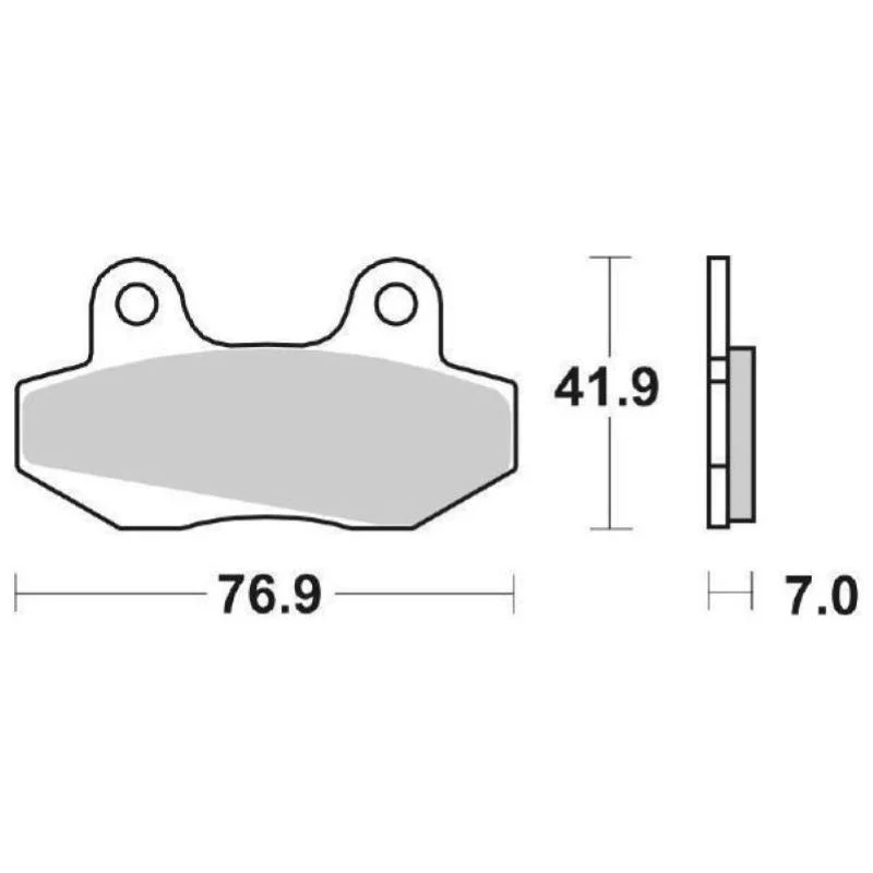 Pastiglie Freno SBS 130 HF Ceramica Anteriori-Posteriori Prezzo Di Fabbrica