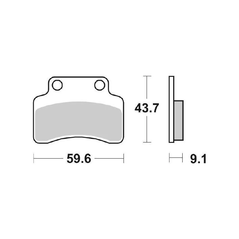 Pastiglie Freno SBS 141 HF Ceramica Anteriori-Posteriori Pagamento Sicuro