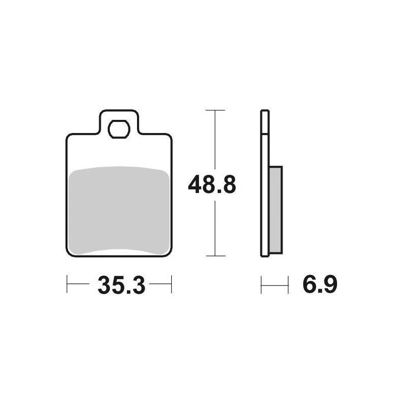 Pastiglie Freno SBS 142 HF Ceramica Anteriori-Posteriori Ultime Pezzi