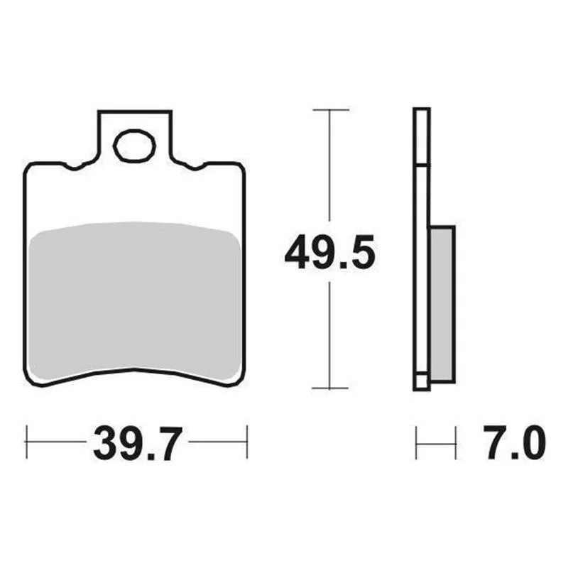 Economico Pastiglie Freno SBS 143 CT Carbontech Anteriori-Posteriori