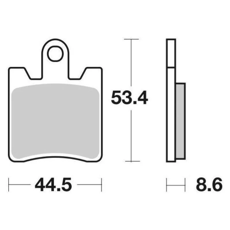 Pastiglie Freno SBS 146 HF Ceramica Anteriori-Posteriori Vendita Finale