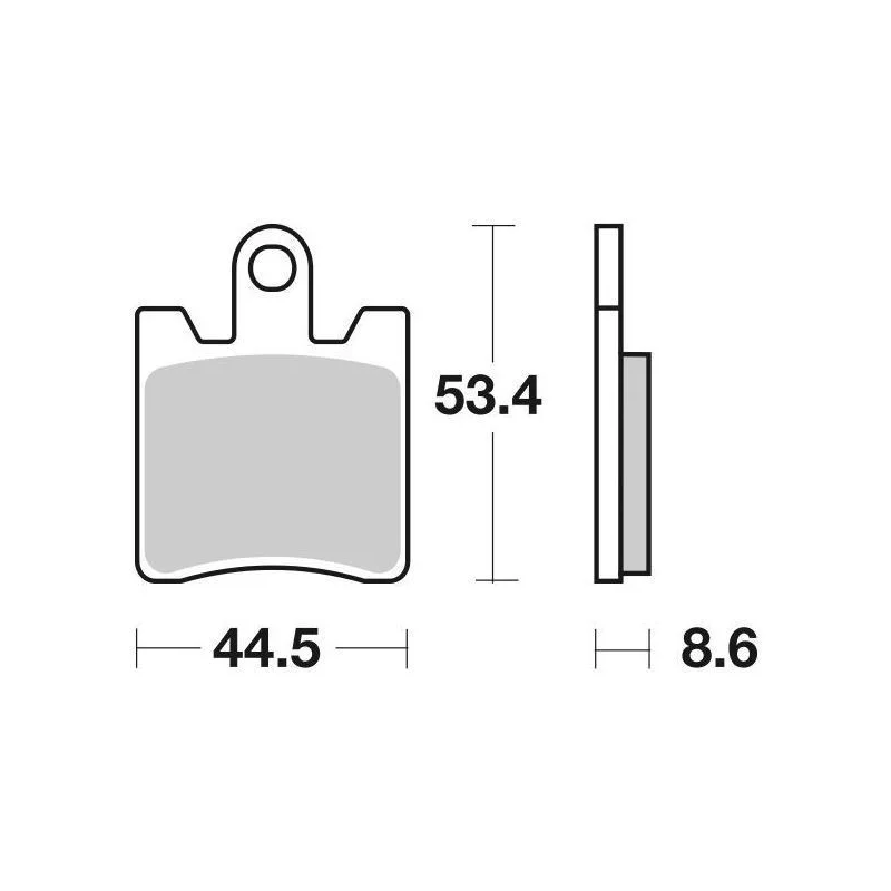 Economico Pastiglie Freno SBS 146 MS Sinterizzate Anteriori - Posteriori