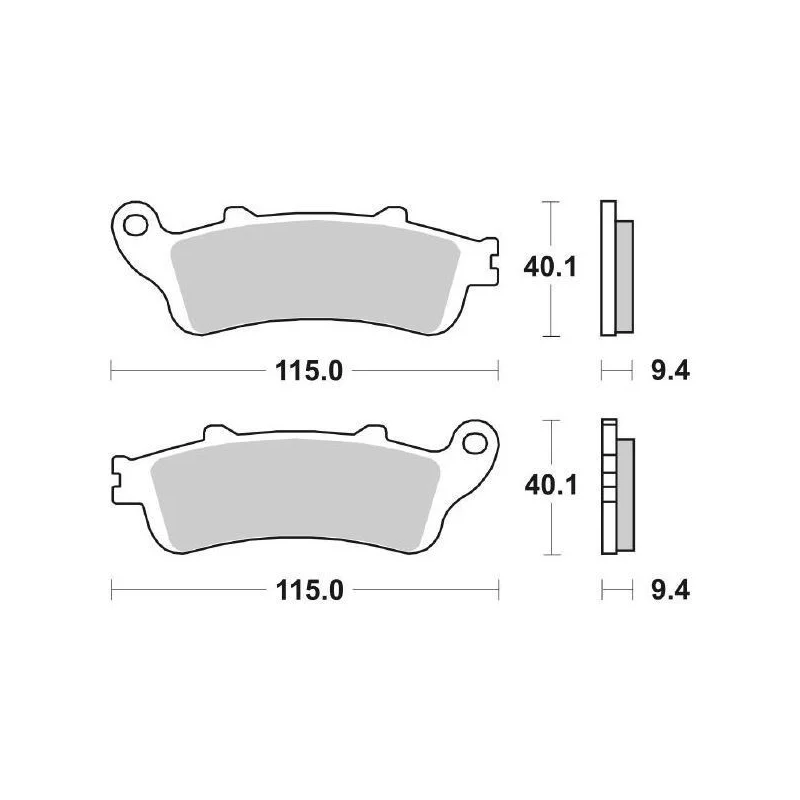 Super Prezzo Pastiglie Freno SBS 147 CT Carbontech Anteriori-Posteriori