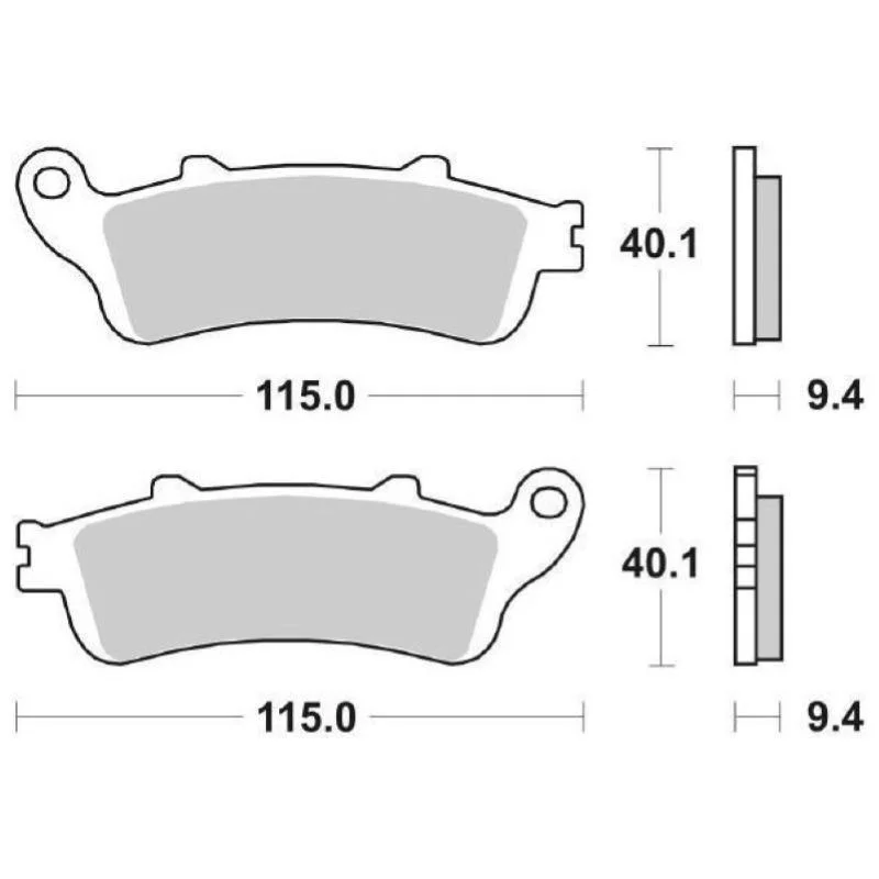Economico Pastiglie Freno SBS 147 HF Ceramica Anteriori-Posteriori