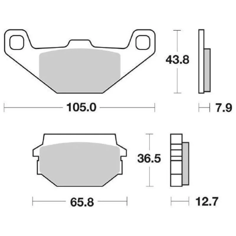 Pastiglie Freno SBS 150 HF Ceramica Anteriori-Posteriori Saldi