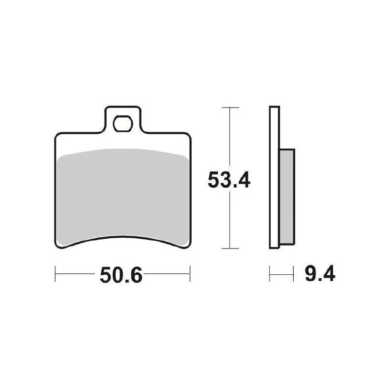Più Venduto Pastiglie Freno SBS 152 MS Sinterizzate Anteriori - Posteriori
