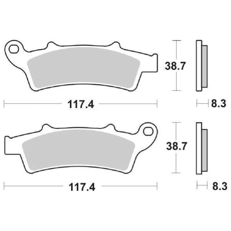 Pastiglie Freno SBS 159 HF Ceramica Anteriori-Posteriori Promo Stagionale