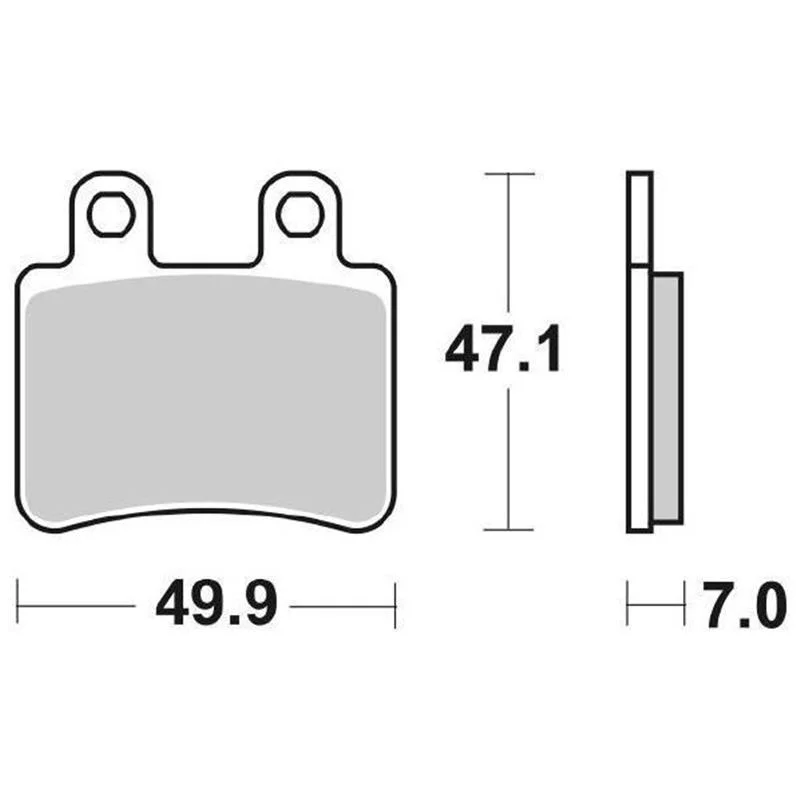 Prezzo Di Fabbrica Pastiglie Freno SBS 167 CT Carbontech Anteriori-Posteriori