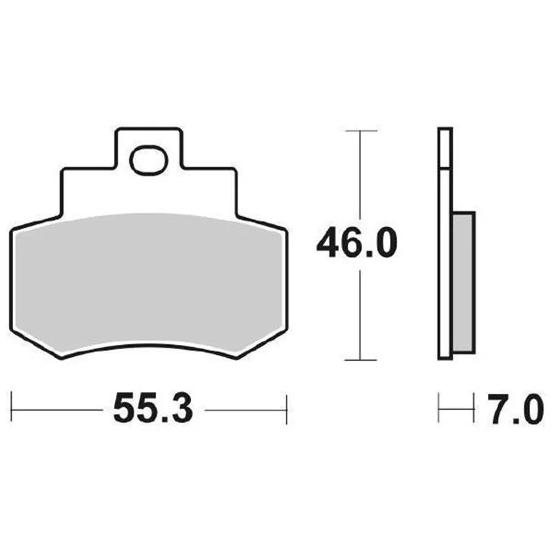Pagamento Sicuro Pastiglie Freno SBS 172 HF Ceramica Anteriori-Posteriori