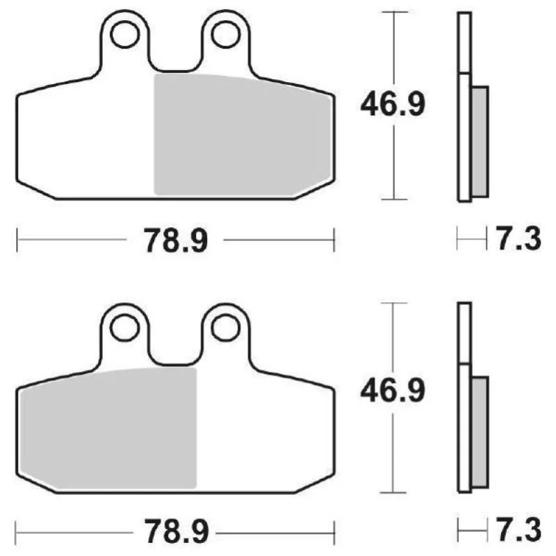 Saldi Pastiglie Freno SBS 179 HF Ceramica Anteriori-Posteriori